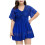 Γυναικείο σετ μπικίνι Lulshou Plus Size, μαγιό με τιράντες στην πλάτη, τανκίνι με στάμπα 2