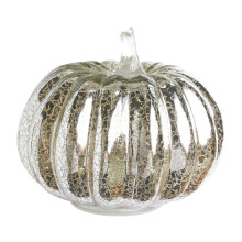 Lampe LED citrouille en verre – Décoration d'automne et d'Halloween