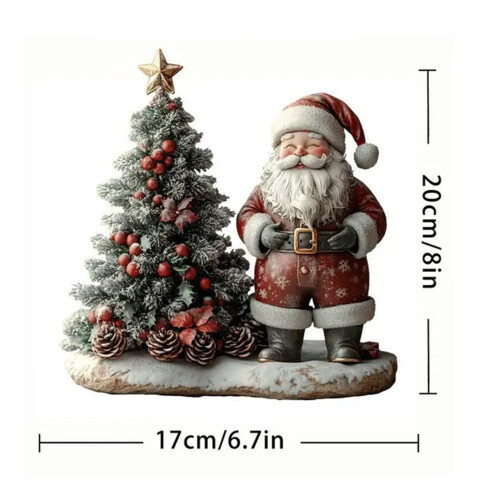 Acryl-Tischdekoration Weihnachtsmann 2