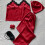 Damen-Freizeitpyjama-Set mit kurzen Ärmeln, Rot, XL 8