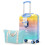 Conjunto de 2 peças PAPROOS: Mala rígida de 20 polegadas e bolsa de viagem – Leve, com trava TSA, porta-copos, expansível, ideal para levar a 1