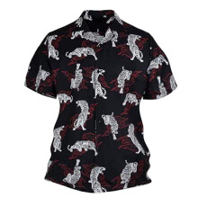 Men's Casual Floral Print T-Shirt Short Sleeve