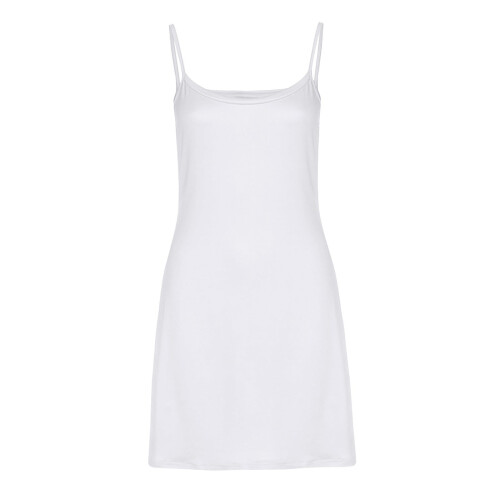 Γυναικείο Hontri Full Slip – Basic White Cami Slip, με τιράντες, χαλαρή εφαρμογή, συμβατό με Hontri 1