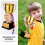 Golden Plastic Thanksgiving Trophy Award 2 pcs 5