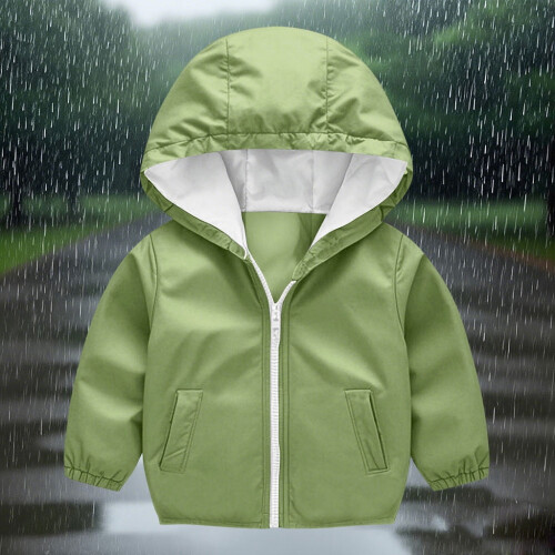 Kukoosong Αδιάβροχα μπουφάν με κουκούλα για νήπια για αγόρια και κορίτσια, 1