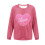 Sudadera de mujer con estampado de corazón para San Valentín, de canalé. 4