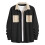 Blusen mit Patchwork-Farbdesign, Knopfleiste am Revers, Herrenoberteile 4