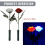 Rose rouge artificielle LED (1 pièce) 4