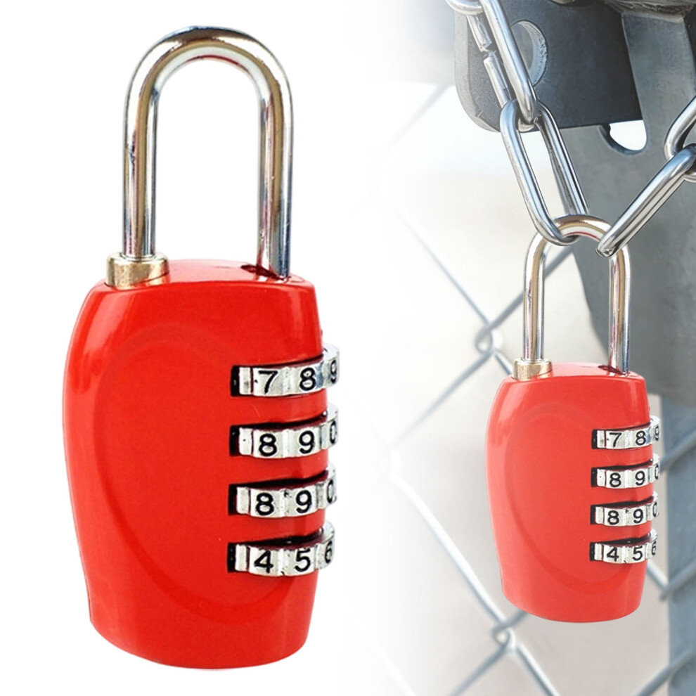 4-Digit Combination Lock Waterproof Outdoor Padlock 922042508163