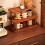 Étagère de rangement de bureau en bois à 2 niveaux, marron 4