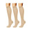 Spring Winter Classic Color Thin Compression Socks Women's Knee High Cotton Socks 1