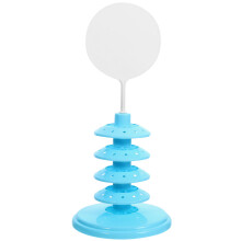 Présentoir à sucettes bleu en polypropylène pour fêtes, 30 x 13,7 cm