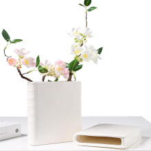 Vase livre en céramique vierge – Blanc, 3 tailles