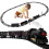 YEAHIBABY Modelleisenbahn Dampfspielzeug ABS1Set 3