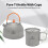 600ml Titanium Tea Kettle Set – Compatible with Open Fire & Camp Cooking 4