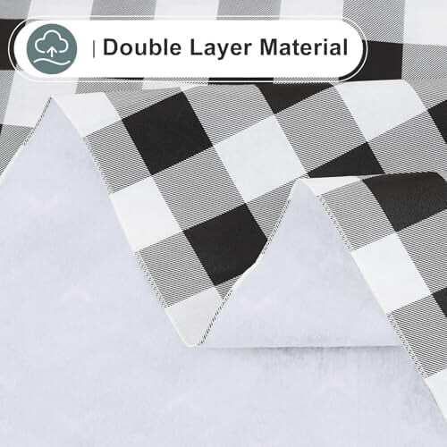 Waterproof Vinyl Tablecloth with Flannel Back – 60" x 84" 2