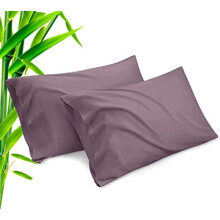 Taies d'oreiller en rayonne de bambou 20 x 54 pouces (1 paquet)