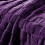 Κουβέρτα Queen Fleece από Φανέλα Μωβ 90x90 εκ. 4