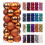 24ct Gold Silver Ball Ornaments 18" Plastic Hanging Decor 2