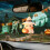 Halloween pumpa plyschbil hängande dekor 6