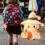 Halloween pumpa plyschbil hängande dekor 5