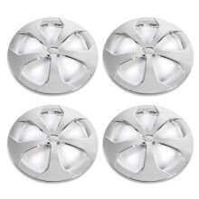 4er-Pack silberne Radkappen für Toyota Prius (2010–2015)