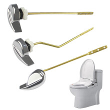 Állítható WC-öblítőkulcs – tömör sárgaréz, 3 hosszúságú lyuk, korrózióálló, elülső/oldalsó tartálygombokhoz, könnyű