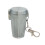 Travel Friendly Ashtray with WindProof-silver storage bucket 1