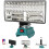 Luz de trabalho LED sem fio de 8 polegadas para baterias Milwaukee M18. 1