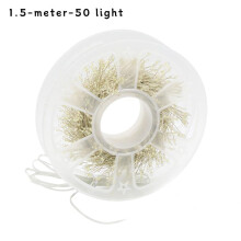 Christmas Courtyard Decorative Lights - Dazzling Firecracker Cluster Design, Invisible Green Wire, USB Powered with Remote Control