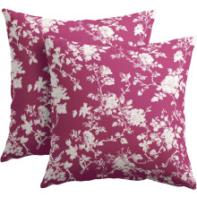 Vintage kussenhoezen met bloemenprint, 20x20 inch, set van 2