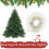 Christmas Courtyard Decorative Lights - Dazzling Firecracker Cluster Design, Invisible Green Wire, USB Powered with Remote Control 7