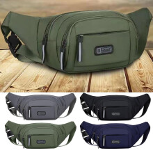 SSKFHGI Multifunkčná nylonová nastaviteľná bedrová taška cez rameno unisex