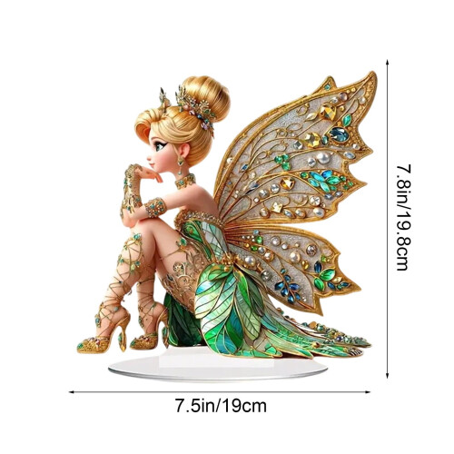 Enfeite de acrílico Anne Stokes para mesa, 18 cm 1