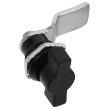FRCOLOR T-Handle Cam Lock Black T-Shape Handle Lock Toolbox Lock Truck Tool Box Lock Replacement for Electric Box Machine Cabinet