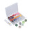 OUNONA 25 Pcs Sewing Boxes Transparent Bobbin Box Tapeline 4