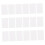 200Pcs White Rectangular Blank Cards for Diy and Scrapbook Pages 5
