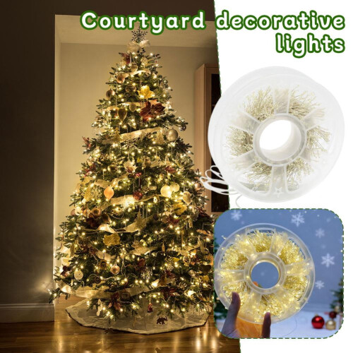 Christmas Courtyard Decorative Lights - Dazzling Firecracker Cluster Design, Invisible Green Wire, USB Powered with Remote Control 1