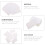 200Pcs White Rectangular Blank Cards for Diy and Scrapbook Pages 3