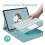 Conjunto retrô de teclado e mouse compatível com iPad de 10,2" (7ª e 8ª geração) - Capa protetora inclusa 7
