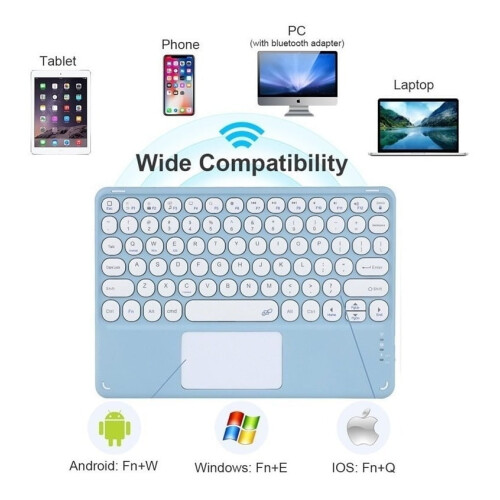 Conjunto retrô de teclado e mouse compatível com iPad de 10,2" (7ª e 8ª geração) - Capa protetora inclusa 1