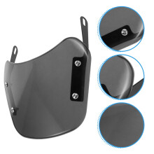 Protetor de para-brisa Worgeous para motocicleta, tamanho grande, preto.
