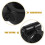 Βάση καθρέφτη τιμονιού μοτοσικλέτας Worgeous Iron1Pair μαύρη 3