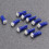 Lyspærer til instrumentpanel og instrumentpanel, 10 stk. blå T5 5050SMD kileformede LED-pærer 1