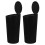 Worgeous2pcs Car Trash Cans Vehicle Trash Bin Portable Garbage Bin Auto Garbage Bin with Lid 1