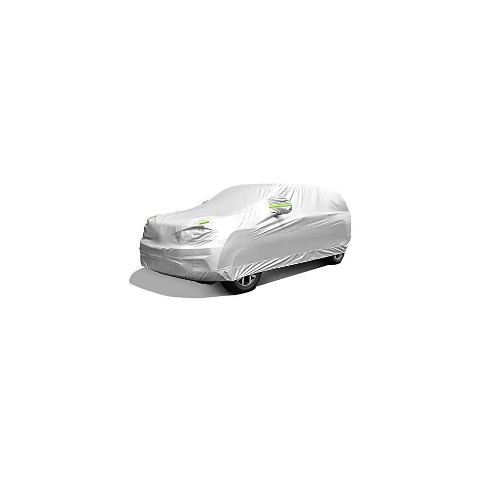 Waterproof All-Weather Car Cover With Mirror Pockets, Uv/Snow/Rain/Wind/Dust Protection, Universal Fit For Suvs (189Â204") 9499224806016