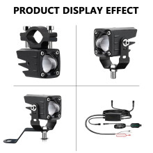 Ceannsoilse LED 120W 18000LM, 6 Mhód, Ag luí le SUV, ATV, UTV, Bád – Trealamh Solais Cúnta