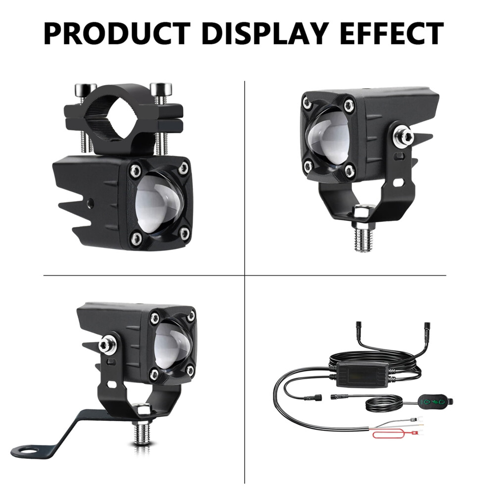 Led Headlights 120W 18000Lm, 6 Modes, Compatible With Suv, Atv, Utv, Boat Â Auxiliary Kit Light 9499224806009