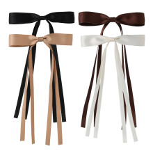 4 lazos para el cabello, pinzas para el cabello, lazos de cinta con cola larga, lindos accesorios para el cabello, pasadores para el cabello para