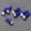Lyspærer til instrumentpanel og instrumentpanel, 10 stk. blå T5 5050SMD kileformede LED-pærer 6